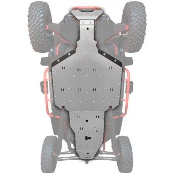 SKID PLATES KIT ALU - SEGWAY SUPER VILLAIN SX20