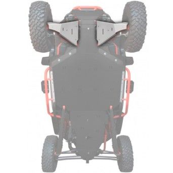 FRONT A-ARM GUARDS ALU - SEGWAY SUPER VILLAIN SX20