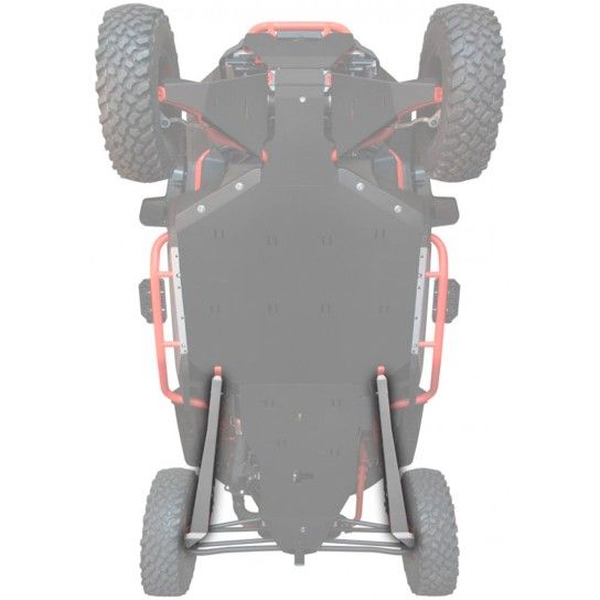 REAR TRAILING ARM GUARDS ALU - SEGWAY SUPER VILLAIN SX20