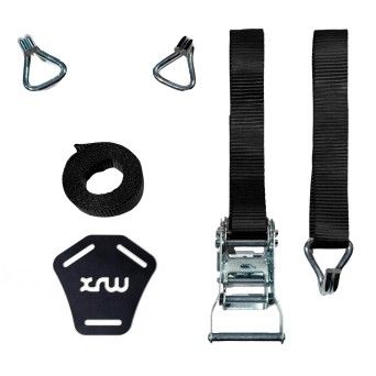 SPARE TIRE Y-STRAP BLACK