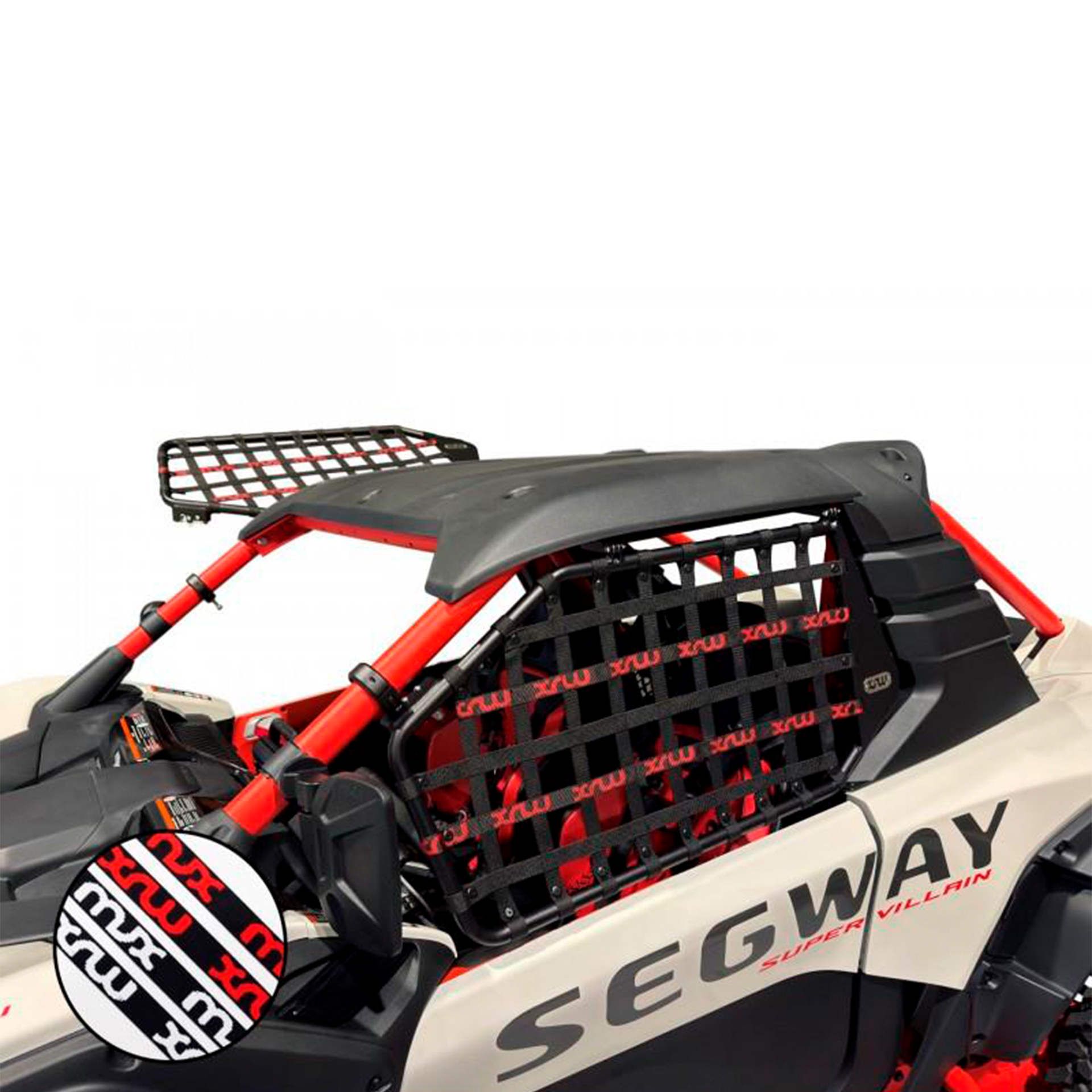 UPPER DOOR NETS OEM BLACK XRW RED - SUPER VILLAIN SX20 UPPER DOOR NETS OEM BLACK XRW RED - SUPER VILLAIN SX20