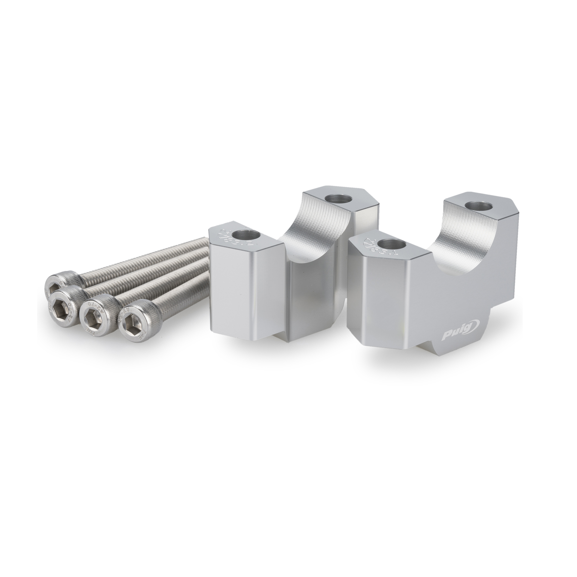 PUIG AUMENTO GUIADOR 30MM RISERS PRATA PUIG AUMENTO GUIADOR 30MM RISERS PRATA