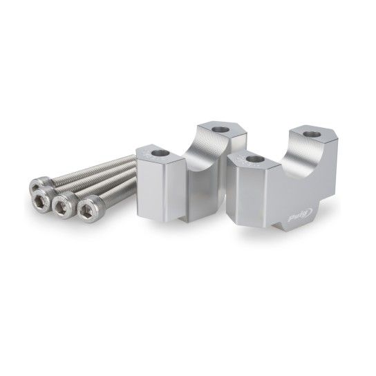 PUIG AUMENTO GUIADOR 30MM RISERS PRATA