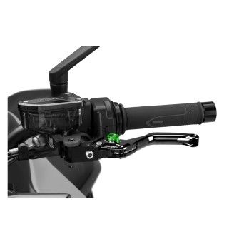 PUIG MANETE DE EMBRAIAGEM 4.0 CURTA PRETA C/AFIN.VERDE