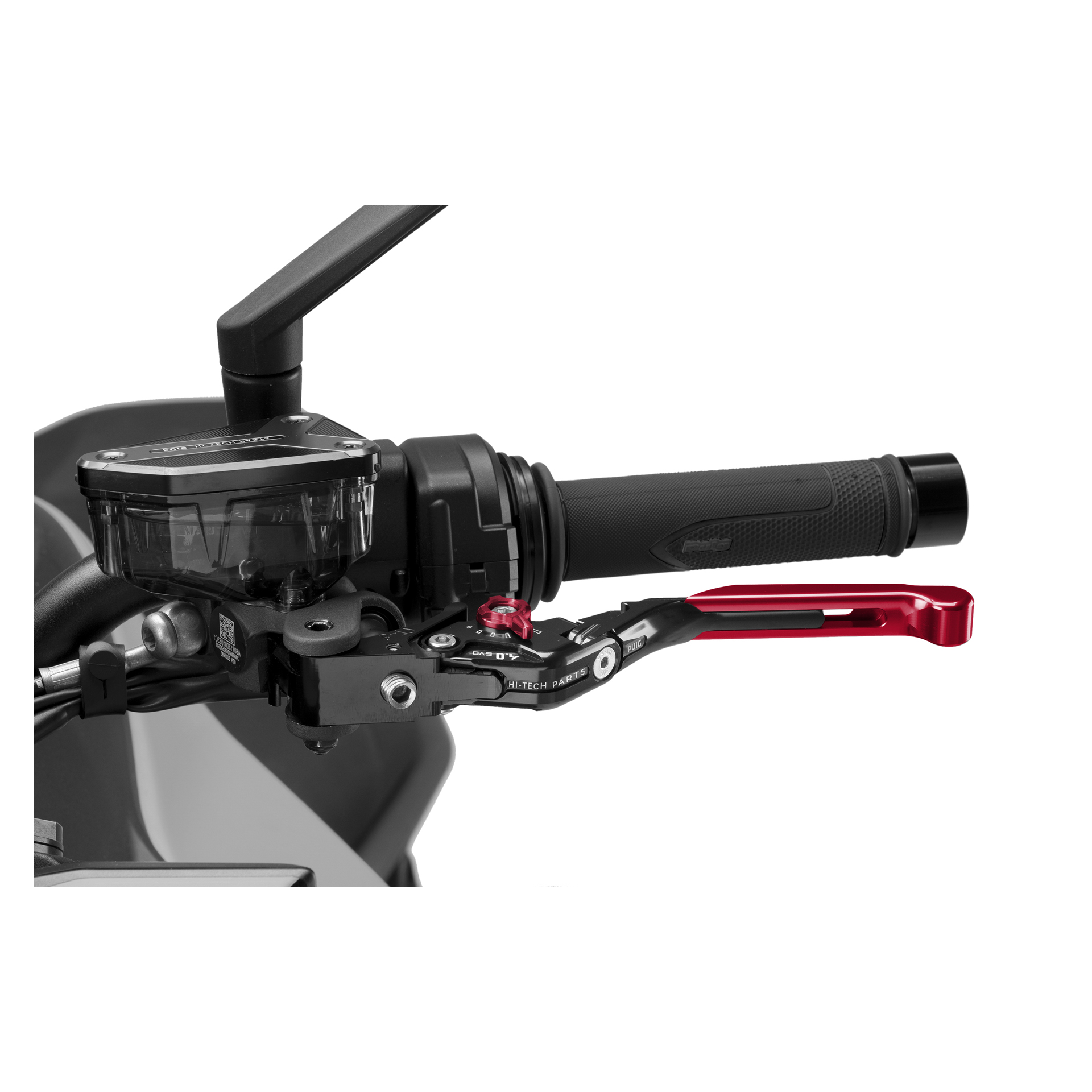 PUIG MANETE EMBRAIAGEM 4.0 EXTENSIVEL PRETO AFINADOR VERMELH