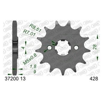 AFAM PINHAO 428 TUONO RS RS4 RX SX 125