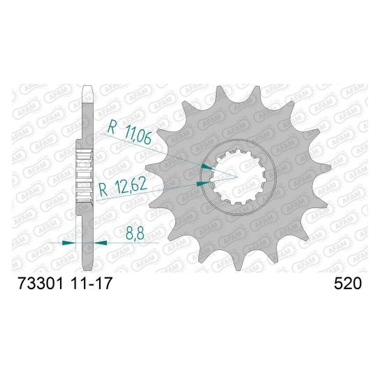 AFAM PINHAO 520 KTM HUSQVARNA GAS GAS BETA
