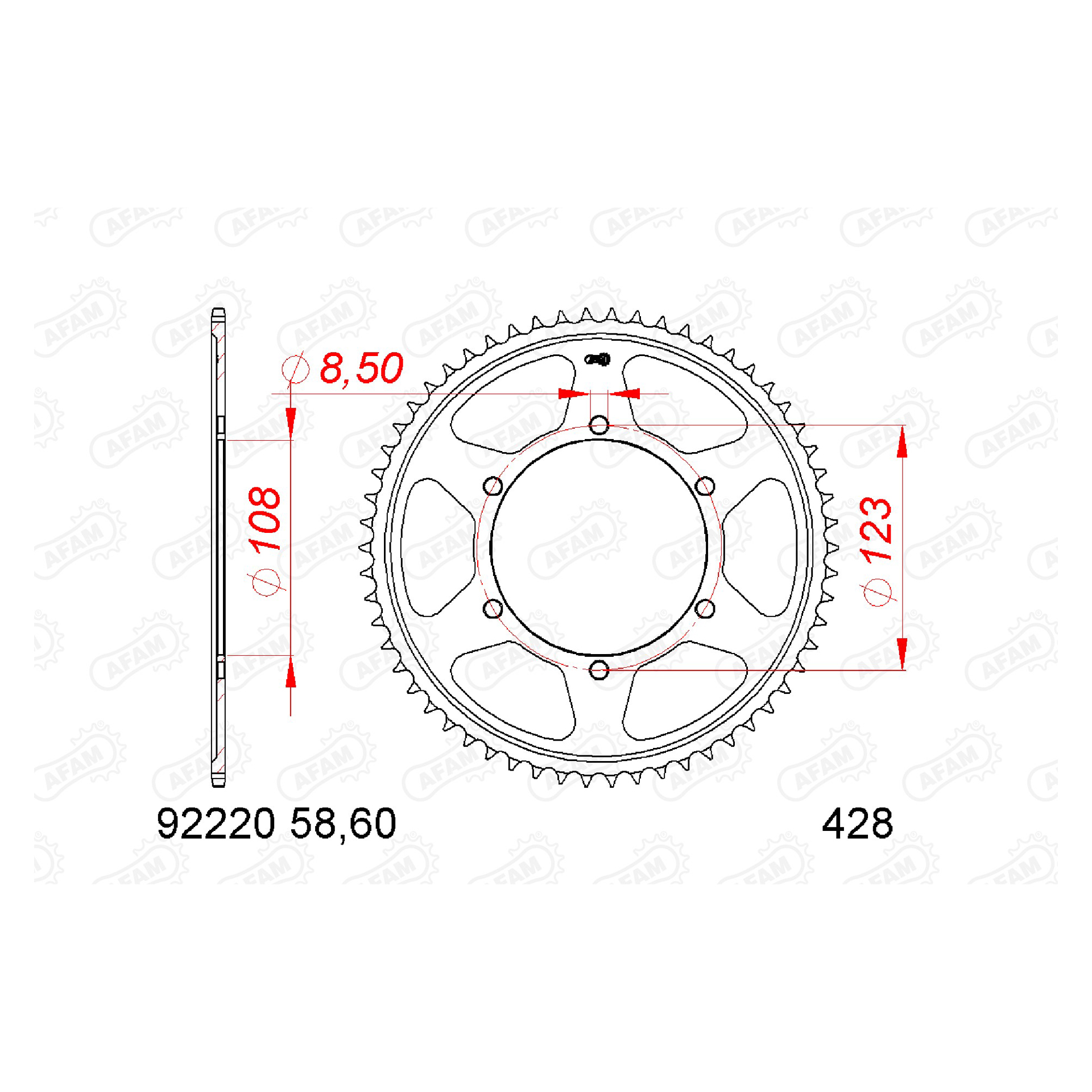 AFAM CREMALHEIRA A�O 428 TUONO 125