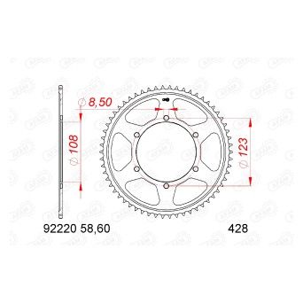 AFAM CREMALHEIRA A�O 428 TUONO 125