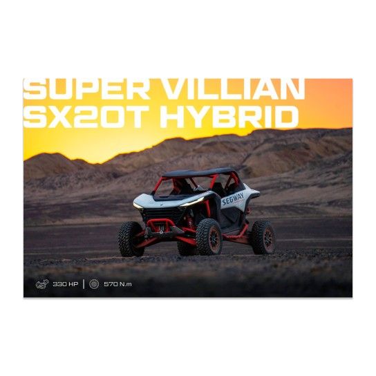 POSTER WITH FRAME (SUPER VILLAIN)