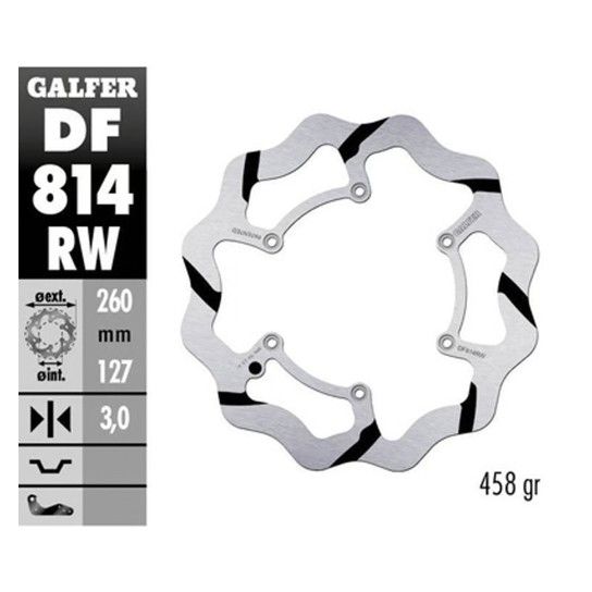 GALFER BETA RR 4T 2013- DISCO FRENTE RASURADO