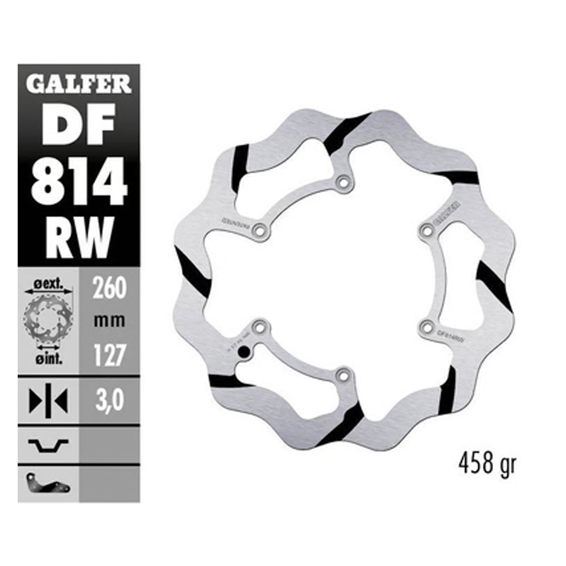 GALFER BETA RR 4T 2013- DISCO FRENTE RASURADO
