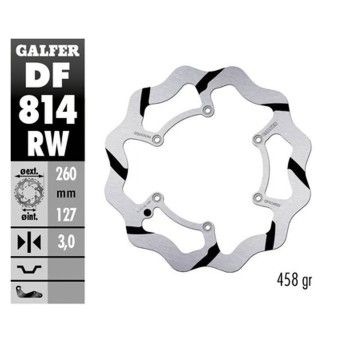 GALFER BETA RR 4T 2013- DISCO FRENTE RASURADO