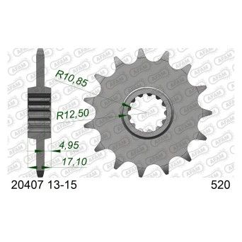 AFAM PINHAO 520 CB500 CBR500 CMX500 NX500 VOGE 500 DS