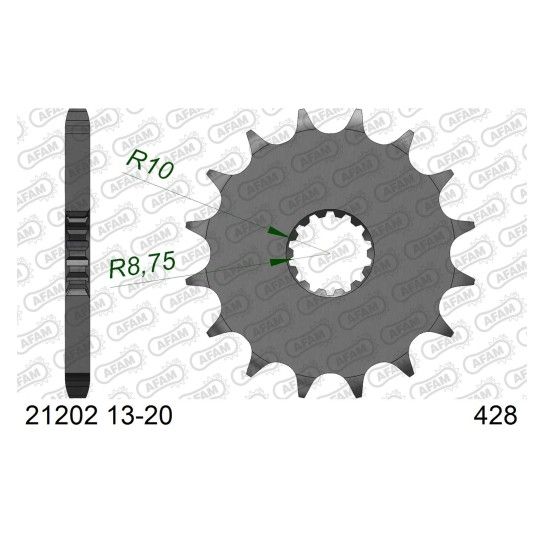 AFAM PINHAO 428 Z125 2019-24 DTR125 1988-07 TZR125 1991-95