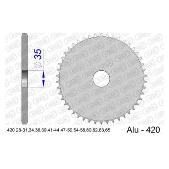 AFAM CREMALHEIRA ALUMINIO CHEIA 420-60