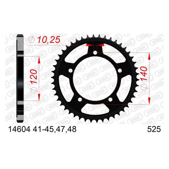 AFAM CREMALHEIRA A�O 525 DL650 1000 1050 GSX-R 600 1000