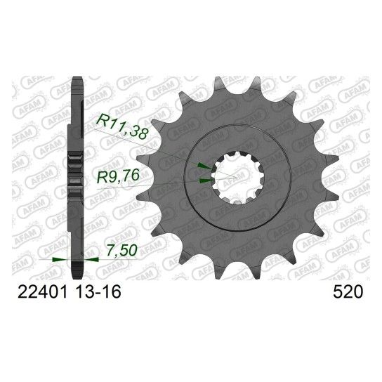 AFAM PINHAO 520 GN250 DRZ400 GZ250 TU250 VL250 AFAM PINHAO 520 GN250 DRZ400 GZ250 TU250 VL250