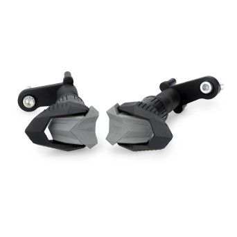 PUIG R19 BLACK FRAME SLIDERS APRILIA RS 660 2021