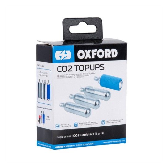 OXFORD KIT RECARGAS CO2 4 UNIDADES