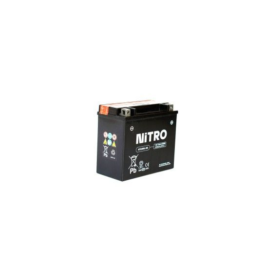 NITRO BATERIA NTX20HL-BS AGM COM CARGA ACIDO