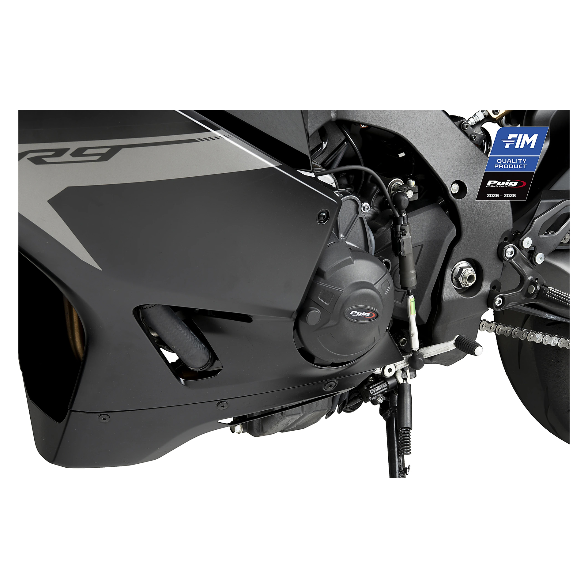 PUIG MT-09 2021-26 KIT TAMPA MOTOR PRETO