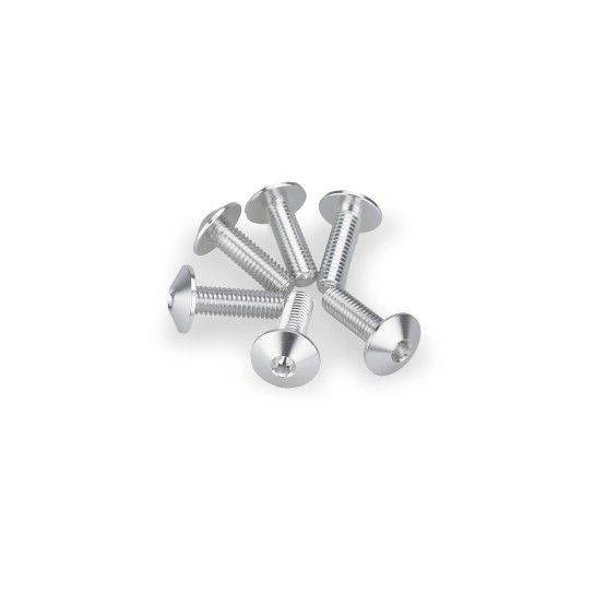 PUIG UNIVERSAL KIT PARAFUSO ANODIZADO 6X20 PRATA PUIG UNIVERSAL KIT PARAFUSO ANODIZADO 6X20 PRATA