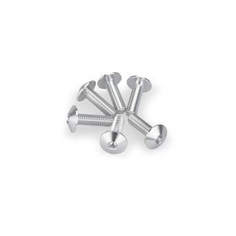 PUIG UNIVERSAL KIT PARAFUSO ANODIZADO 6X20 PRATA